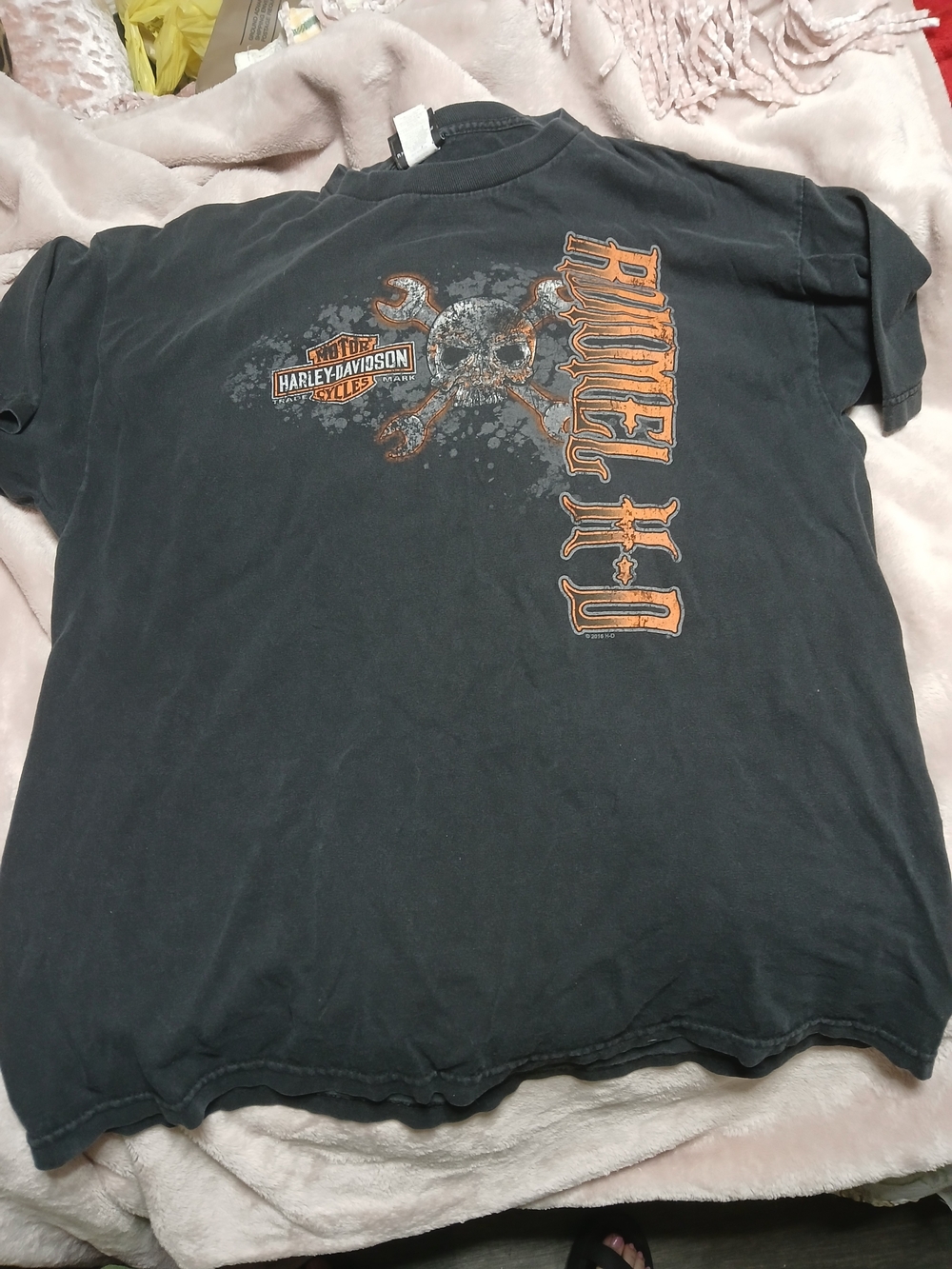 Harley-Davidson Men’s Black Graphic Tee - Riding H-D